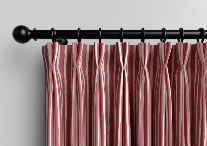 Vintage Stripe, Bowler Red - Made to Measure Curtains - Image 10